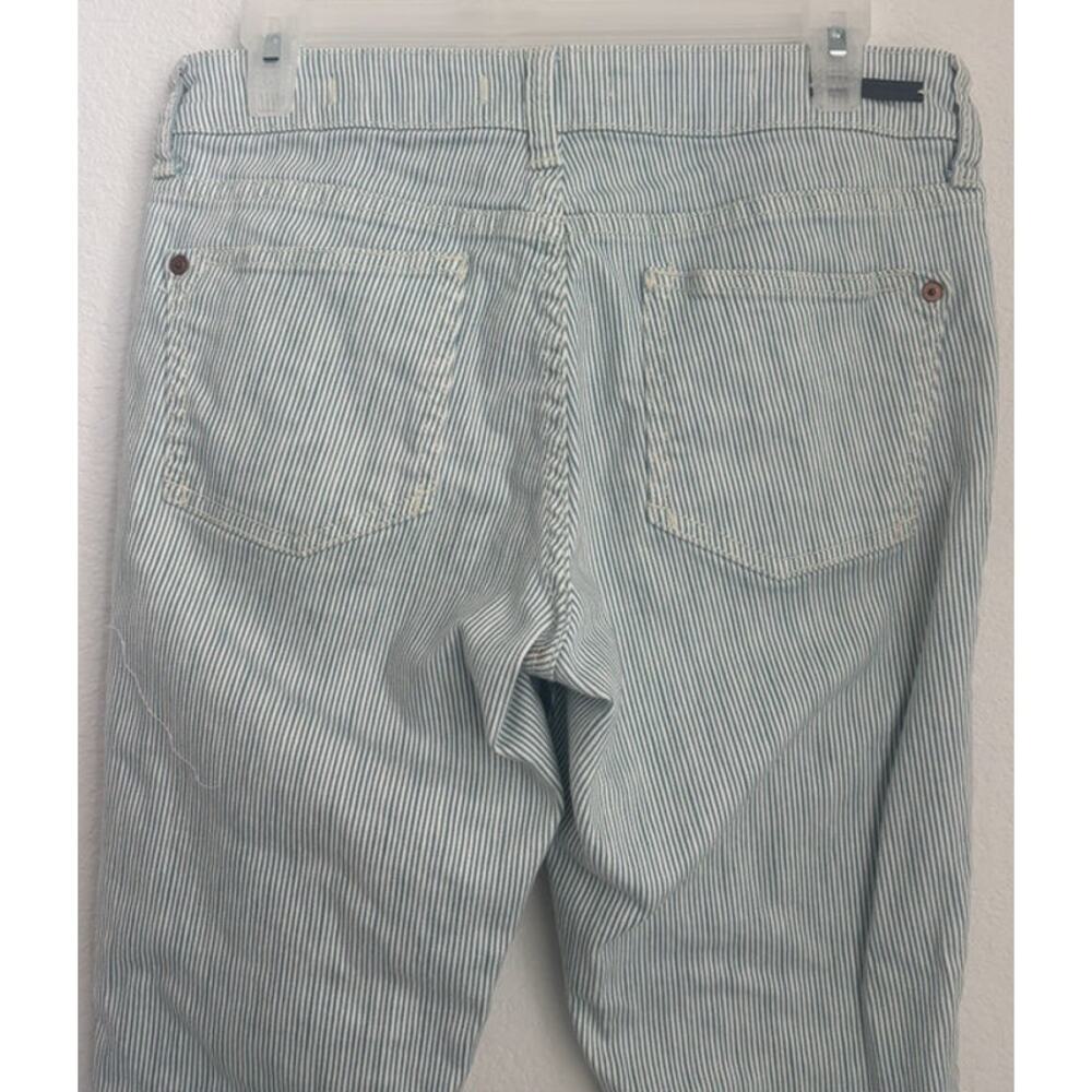 NWOT Womens Pilcro Coastal Blue and White Pinstriped Skinny Jean Size 28 - Picture 5 of 7